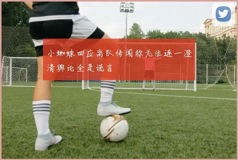 小蜘蛛回应离队传闻称无法逐一澄清舆论全是谎言