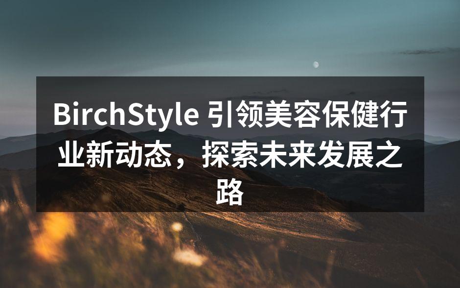 BirchStyle 新产品发布会精彩瞬间
